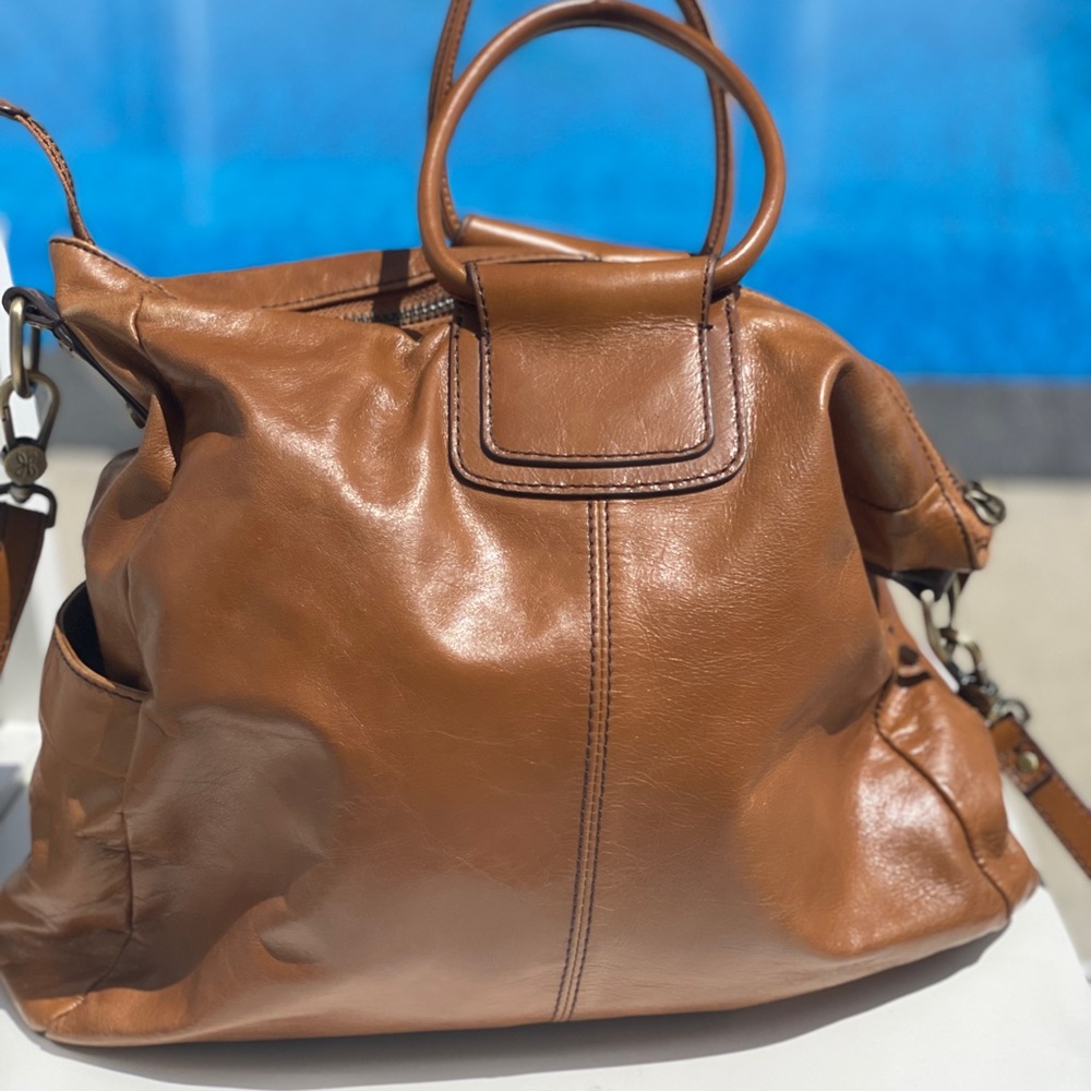 HOBO Tan Leather Tote Bag